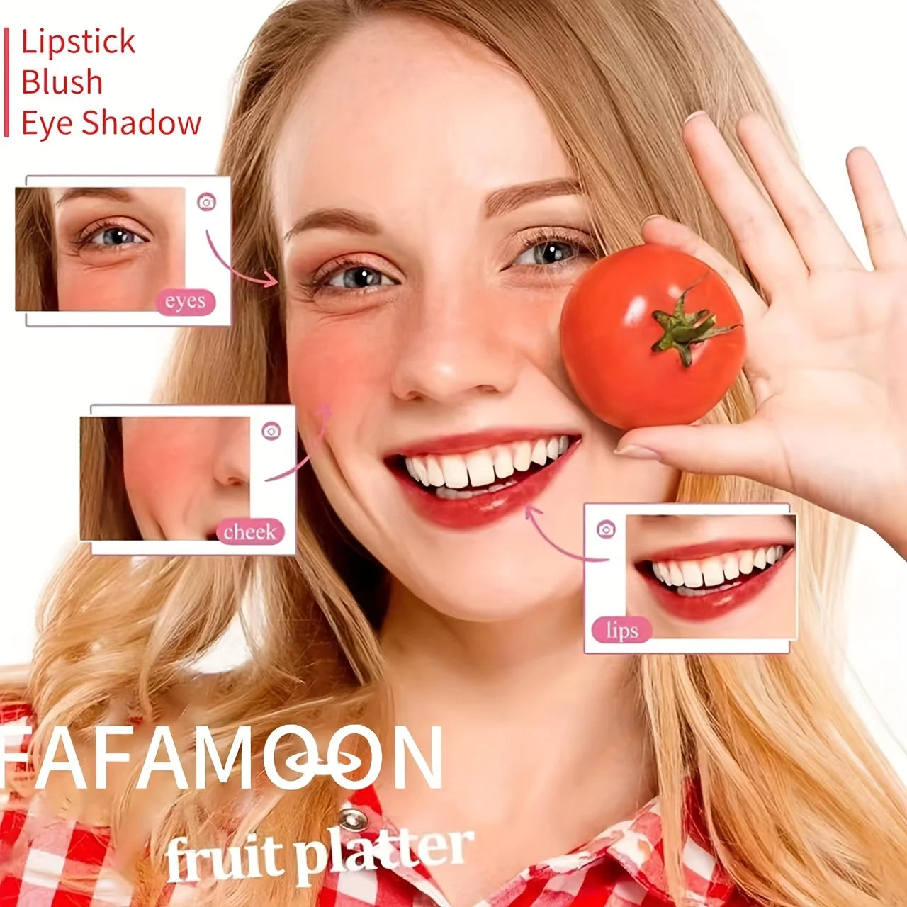 4 color Fruity Lip Tint Water Gloss Tint,Moisturizing Waterproof Liquid Lipstick, Non-Stick,High Pigment,Long-Lasting Colors.