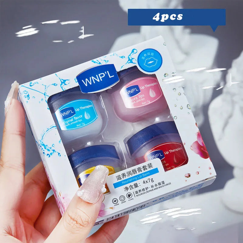 8/6/4PCS Lip Balm Moisturizing Lipstick Base Moisturizer Makeup Natural Plant Anti-Cracking Lip Care Petroleum Jelly Lip Balm